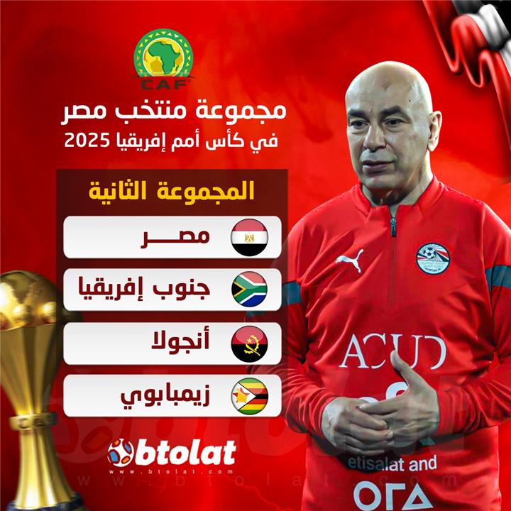 مجموعة مصر في أمم افريقيا 2025