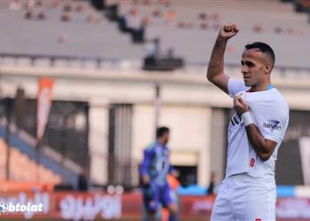 فيديو ناصر منسي ي سجل هدف الزمالك الأول أمام الجونة