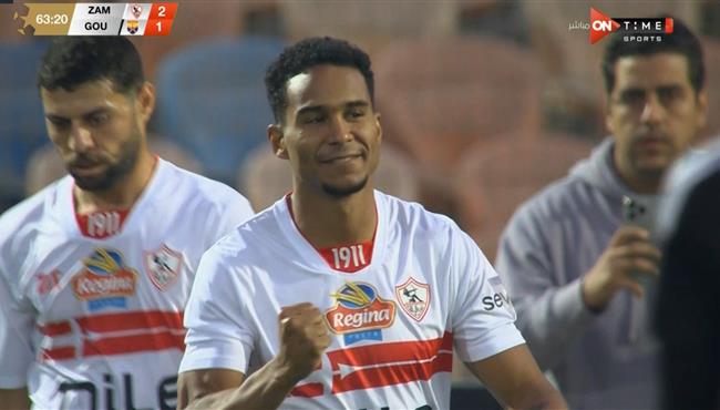 هدف الزمالك الثاني في مرمي الجونة .. سيف الجزيري