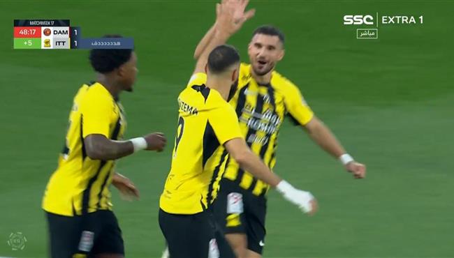 اهداف مباراة الاتحاد وضمك 1 2 الدوري السعودي