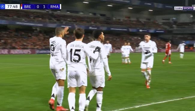 اهداف مباراة ريال مدريد وبريست في دوري ابطال اوروبا