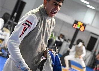 المصنف الأول عالمي ا عبد الرحمن طلبة يحصد ذهبية كأس العالم لسلاح الشيش