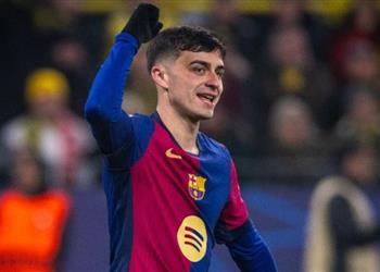 رسمي ا برشلونة ي علن تجديد عقد بيدري