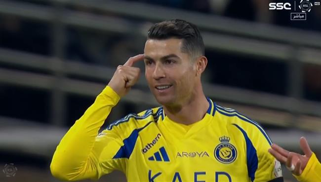 هدف رونالدو في مرمي الرائد بالدوري السعودي