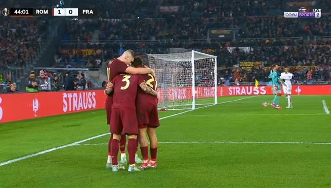 اهداف مباراة روما وفرانكفورت 2 0 الدوري الاوروبي