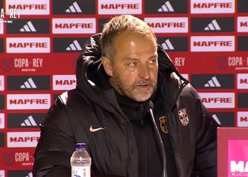 فليك يوضح موقف يامال من السوبر الإسباني ويؤكد سنرد على أزمة أولمو وفيكتور في الملعب