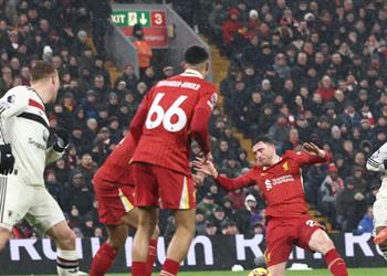 فيديو ديالو يسجل هدف تعادل مانشستر يونايتد الثاني أمام ليفربول