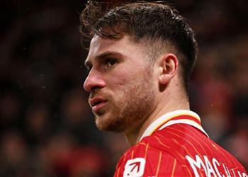 ماك أليستر ينتقد أداء ليفربول بعد التعادل أمام مانشستر يونايتد