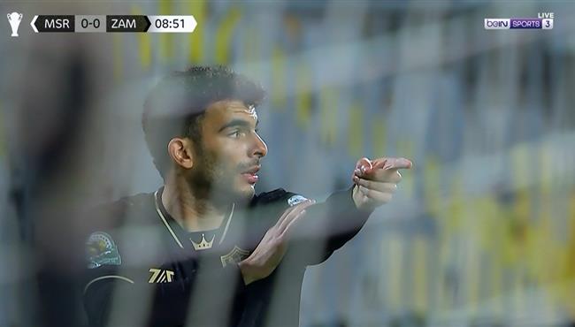 زيزو يطالب بركلة جزاء امام المصري بكأس الكونفيدرالية