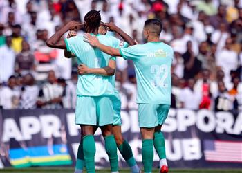 فيديو فيستون ماييلي ي سجل هدف بيراميدز الثاني أمام الجيش الرواندي