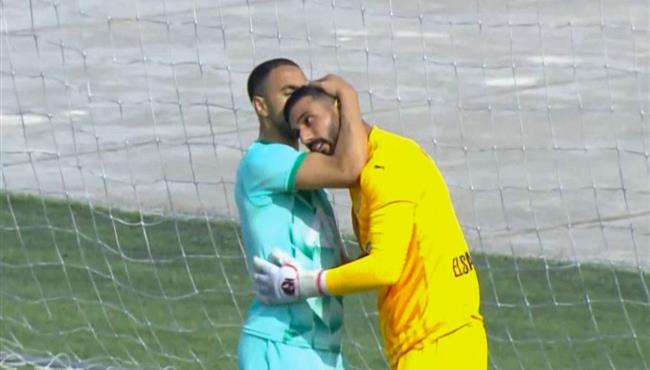 تصدي احمد الشناوي الرائع ينقذ بيراميدز من هدف محقق لـ الجيش الرواندي ورد فعل الشيبي