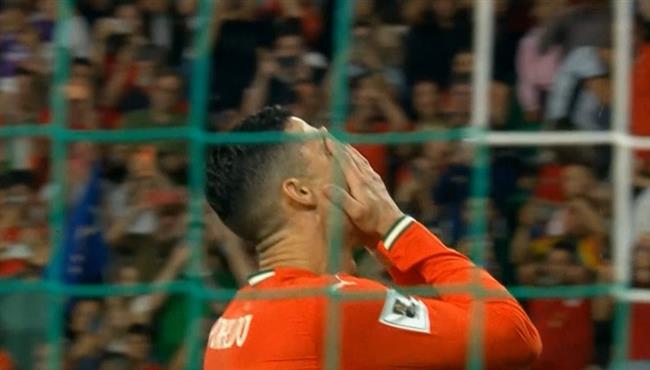 ركلة جزاء كريستيانو رونالدو الضائعة في مباراة البرتغال وايرلندا