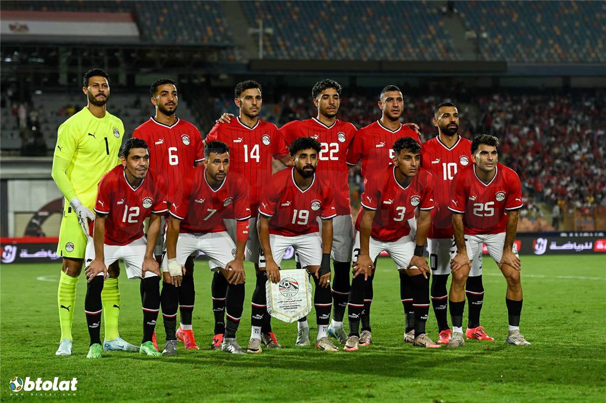 لاعبو منتخب مصر