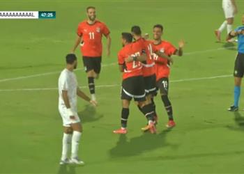 فيديو السولية وميدو جابر يسجلان هدفي مصر الأول والثاني أمام البحرين