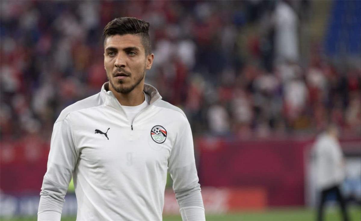 احمد عاطف قطة لاعب منتخب مصر الثاني