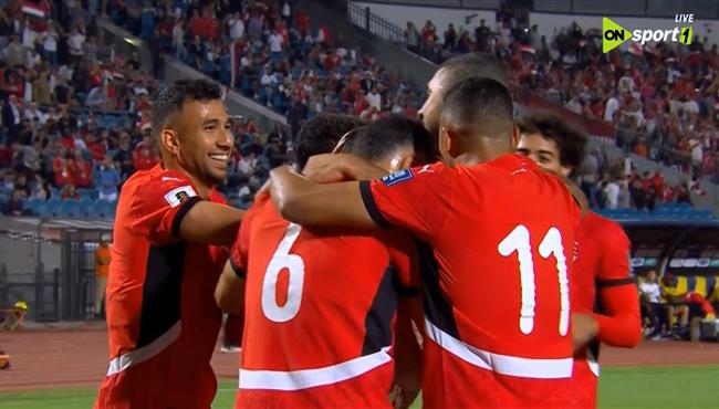 اهداف مباراة مصر وغينيا بيساو في تصفيات كأس العالم