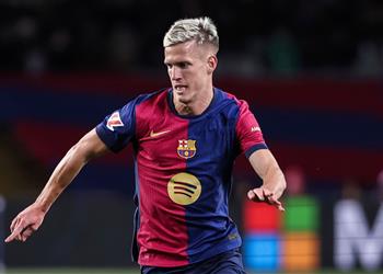 برشلونة يصدر بيان ا رسمي ا بشأن إصابة أولمو ومدة الغياب