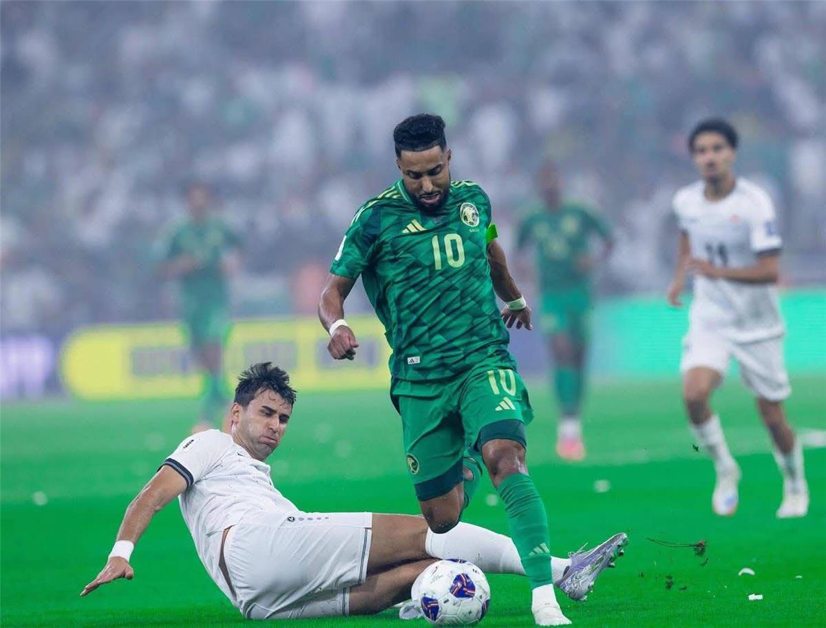 ترتيب مجموعة السعودية في تصفيات كأس العالم بعد التعادل مع العراق