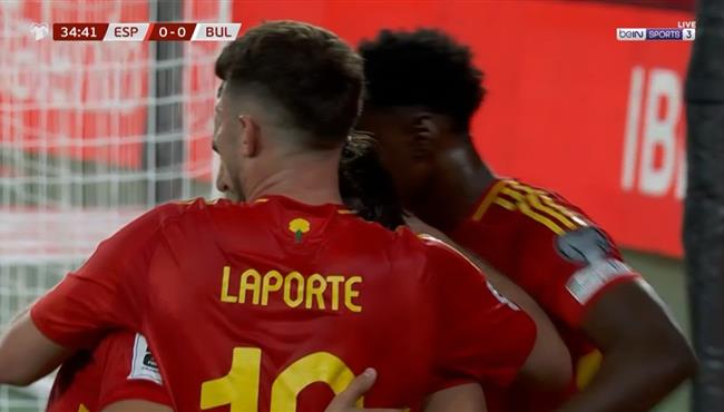اهداف مباراة اسبانيا وبلغاريا في تصفيات كأس العالم