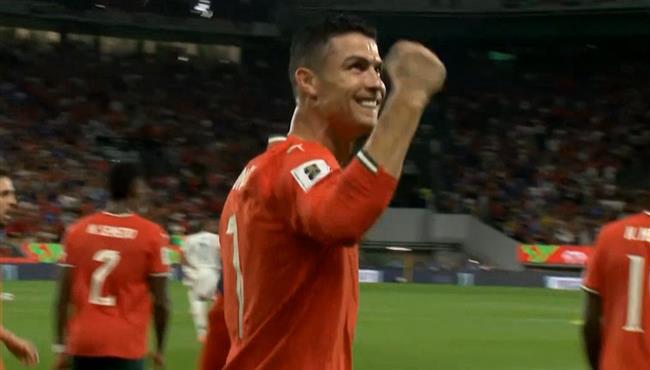 هدف كريستيانو رونالدو الثاني في مرمي المجر بتصفيات كأس العالم