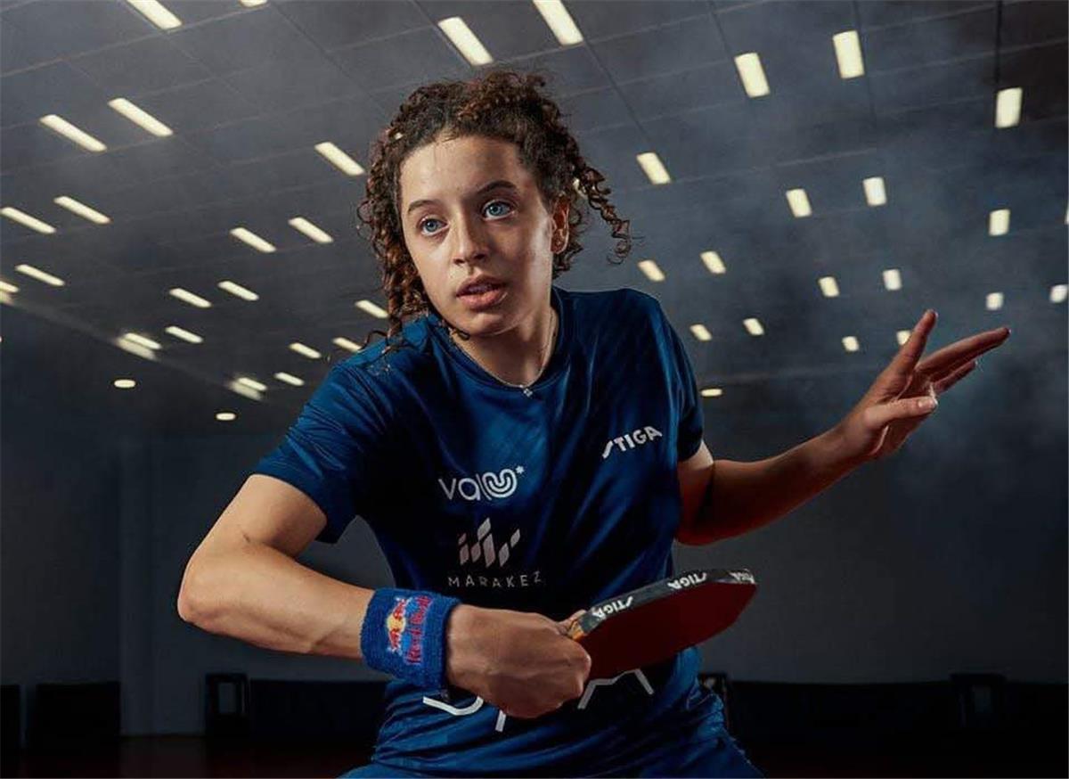 هنا جودة لاعب مصر لتنس الطاولة 