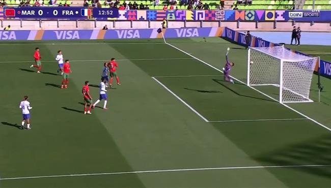 تصدي حارس المغرب الرائع يحرم فرنسا من تسجيل هدف في  نصف نهائي كأس العالم للشباب