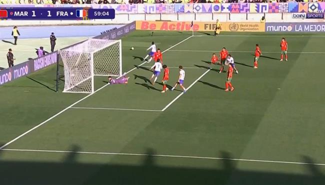 هدف تعادل فرنسا مع المغرب (1-1) نصف نهائي كأس العالم للشباب