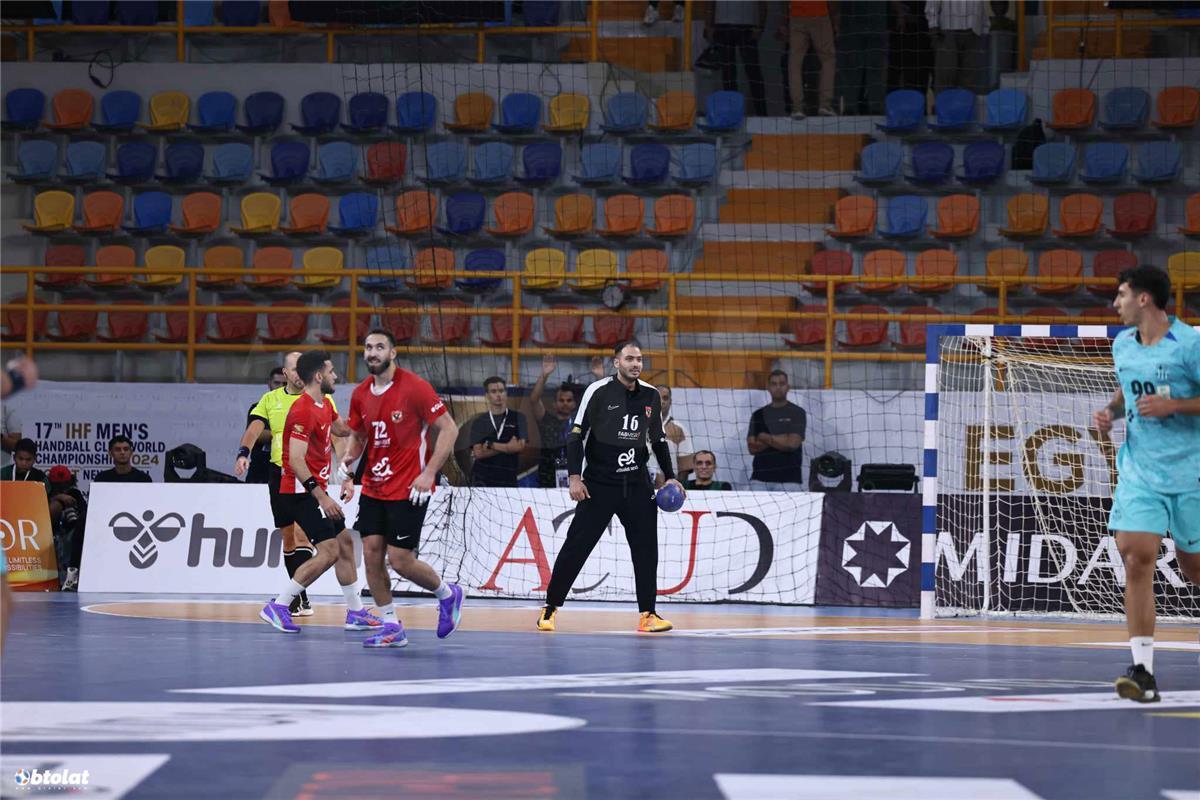 الأهلي يهزم البوليس الرواندي ويتأهل لربع نهائي بطولة إفريقيا لكرة اليد