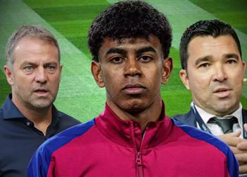 حقيقة أزمة لامين يامال مع هانز فليك وديكو قبل مباراة برشلونة وباريس سان جيرمان