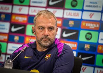 فليك لا تهمني حياة لامين يامال الخاصة ويوضح تطورات حالة المصابين قبل مباراة جيرونا