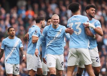 فيديو هالاند يقود مانشستر سيتي للفوز على إيفرتون والارتقاء لصدارة الدوري الإنجليزي