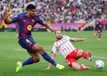 فيديو أراوخو يسجل هدف برشلونة الثاني أمام جيرونا