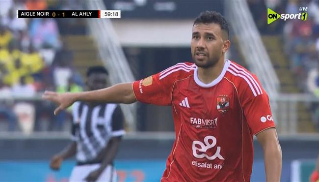 تريزيجيه كاد ان يسجل هدف رائع امام ايجل نوار في دوري ابطال افريقيا