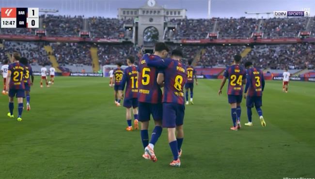 اهداف مباراة برشلونة وجيرونا (21) الدوري الاسباني