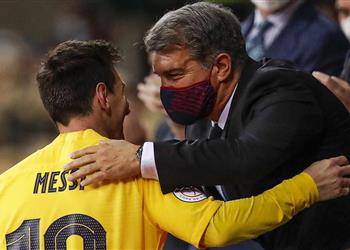 لابورتا يعلن موعد تكريم ليونيل ميسي في برشلونة