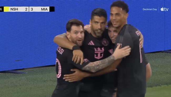 هدف ميسي الاول الرائع في مرمي ناشفيل بالدوري الامريكي