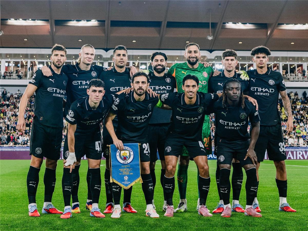 شبكة موطني : موعد مباراة مانشستر سيتي القادمة بعد التعادل مع موناكو في دوري أبطال أوروبا