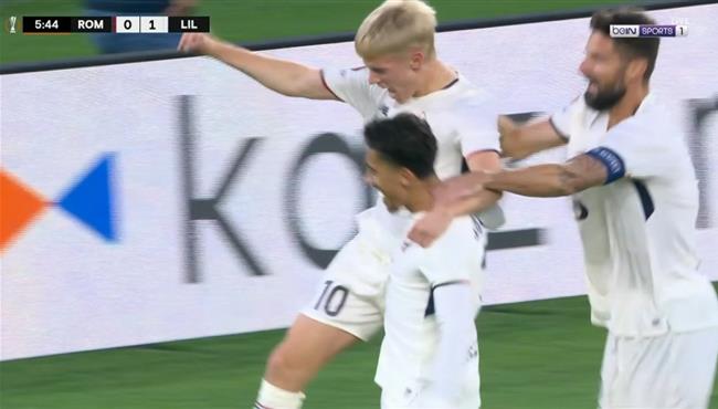 هدف ليل الاول في مرمي روما بالدوري الاوروبي