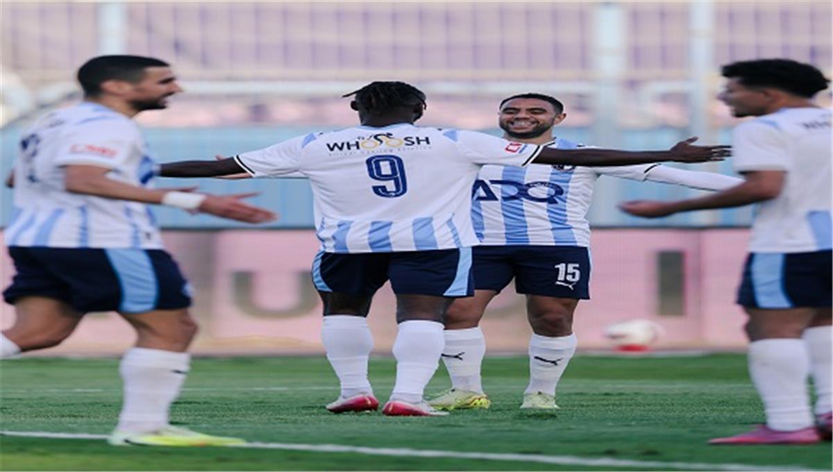 فيديو | غرائب وطرائف.. مصطفى فتحي يسجل هدف بيراميدز الثاني أمام فاركو في الدوري