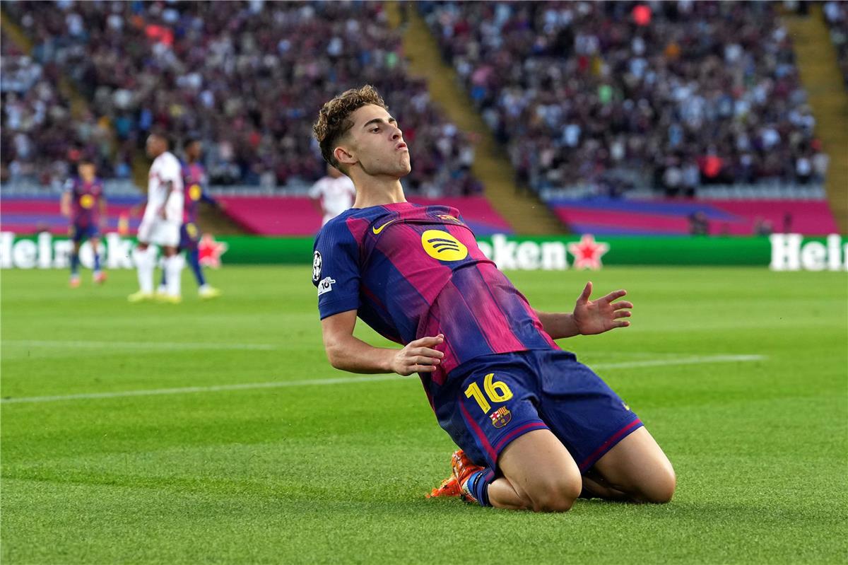 فيديو | فيرمين لوبيز يسجل هدف برشلونة الأول أمام أولمبياكوس