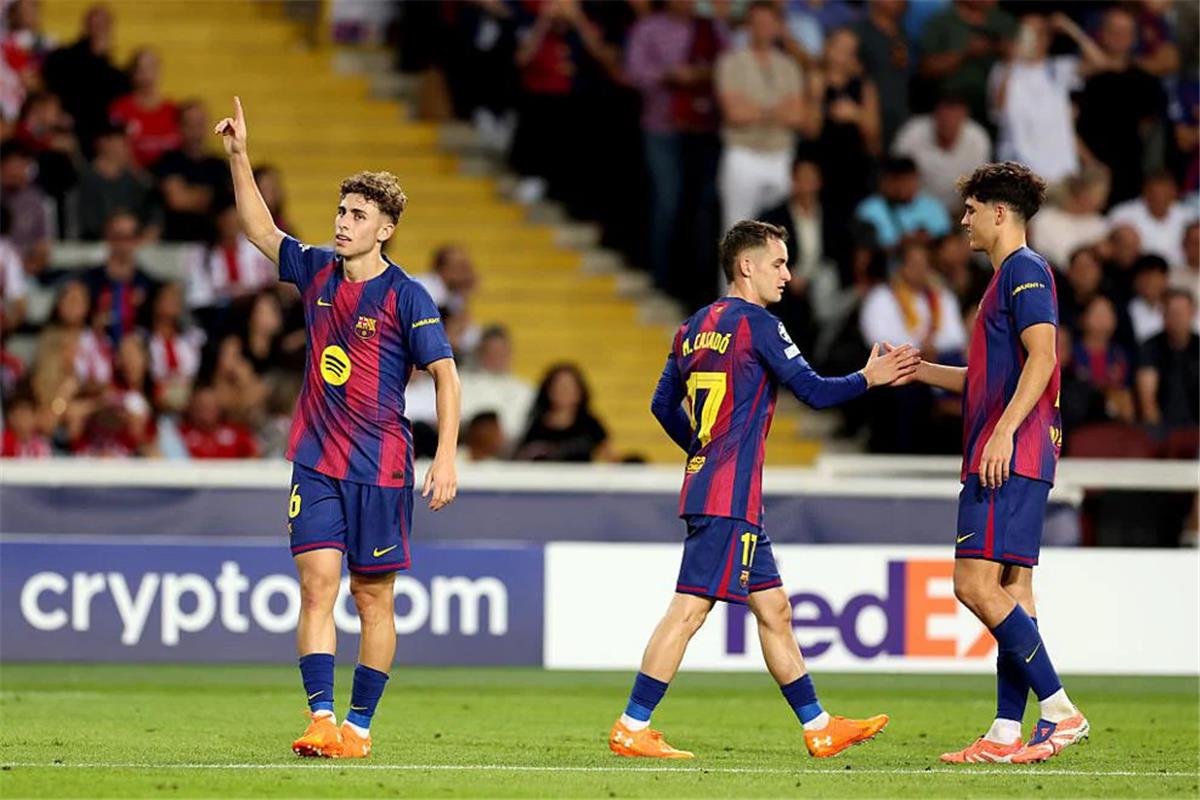 رجل مباراة برشلونة وأولمبياكوس في دوري أبطال أوروبا
