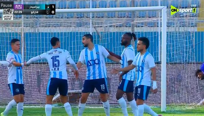 اهداف مباراة بيراميدز وفاركو (20) الدوري المصري