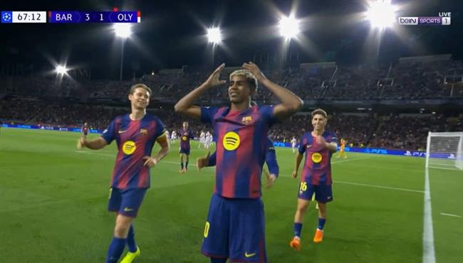 اهداف مباراة برشلونة واولمبياكوس 6 1 دوري ابطال اوروبا