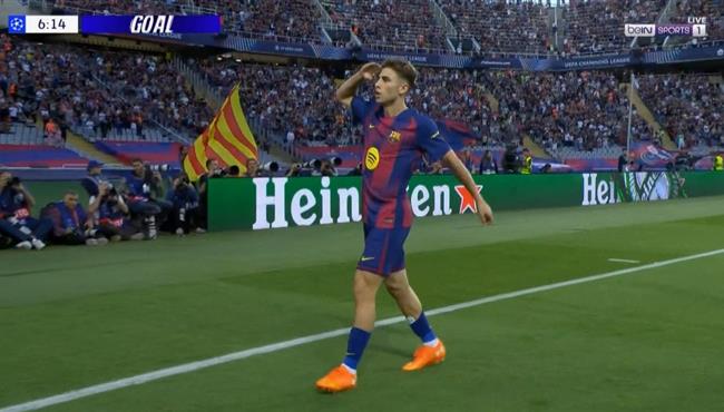 هدف فيرمين لوبيز الاول في مرمي اولمبياكوس بدوري ابطال اوروبا