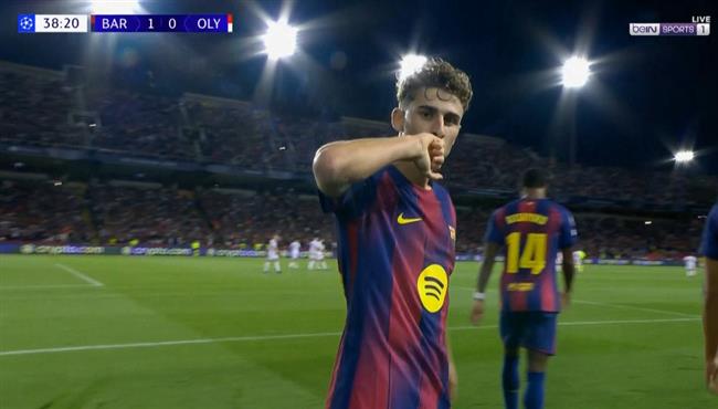 هدف فيرمين لوبيز الثاني في مرمي اولمبياكوس بدوري ابطال اوروبا