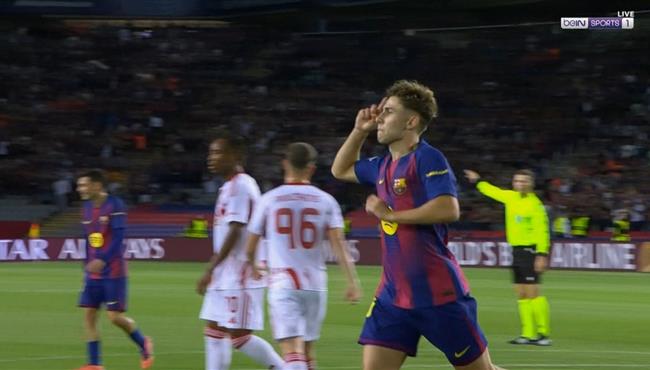 هدف فيرمين لوبيز الثالث في مرمي اولمبياكوس بدوري ابطال اوروبا