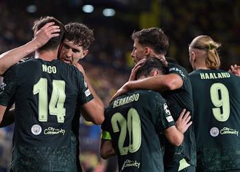 رجل مباراة مانشستر سيتي وفياريال في دوري أبطال أوروبا