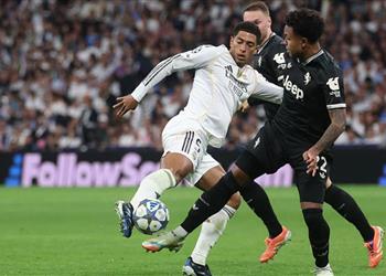 فيديو بيلينجهام يسجل هدف ريال مدريد الأول أمام يوفنتوس