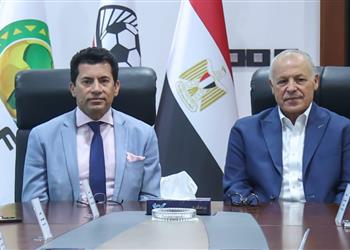 تفاصيل اجتماع وزير الرياضة وأبو ريدة لبحث سبل تطوير كرة القدم في مصر