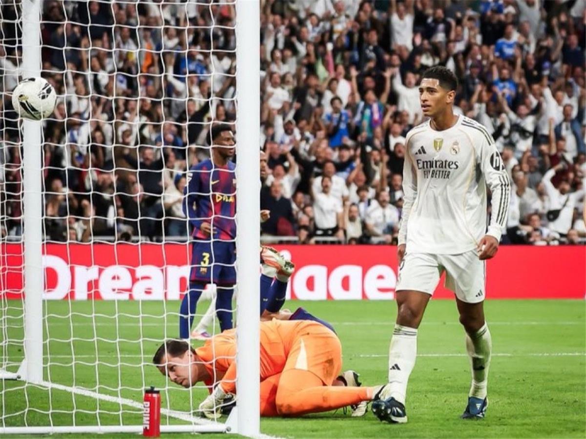 فيديو | بيلينجهام يسجل هدف ريال مدريد الثاني أمام برشلونة